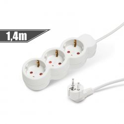 Delight Hlzati Eloszt 3DIN 1, 4m White