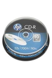 HP CD-R 80 52x 10db/henger (10-es cmke)