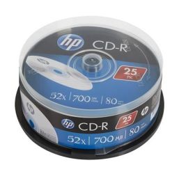 HP CD-R 80 52x 25db/henger (25-s cmke)