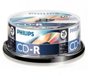 Philips CD-R 80 52x 25db/henger (25-s cmke)