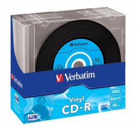 Verbatim CD-R 80 52x Slim tok 10db-os (10-es cmke)
