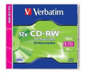 Verbatim CD-RW 80 8-12x Norml tok 1db-os (1-es cmke)