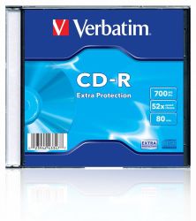 Verbatim DataLife CD-R 80 52x slim tok 1db/cs (1-es cmke)